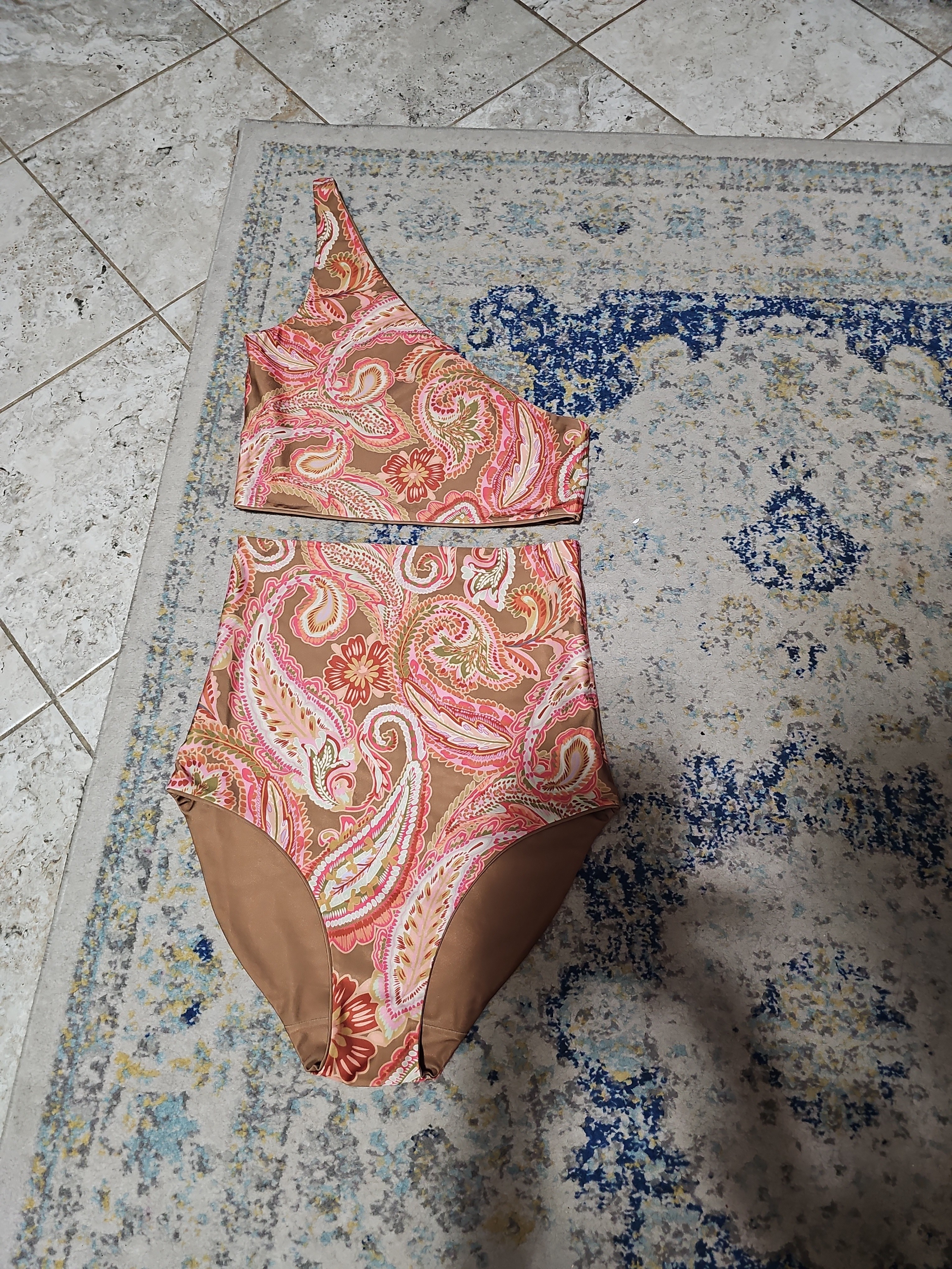 Biia Reversible 2 Pieces Swimsuit Set Size Us 6/ Au 10